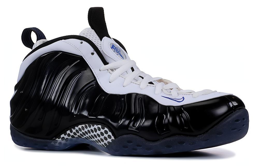 Мужские кроссовки Nike Foamposite One Concord OG (черно-белые) — 黑/白/宝蓝 — фото 2