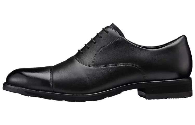 Asics Runwalk Leather Slip Resistant Abrasion Resistant Dress Shoes Men's Black