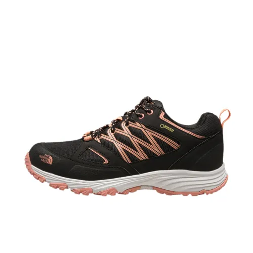 THE NORTH FACE GORE TEX Slip Resistant Low top Hiking Shoes Women's Black Orange