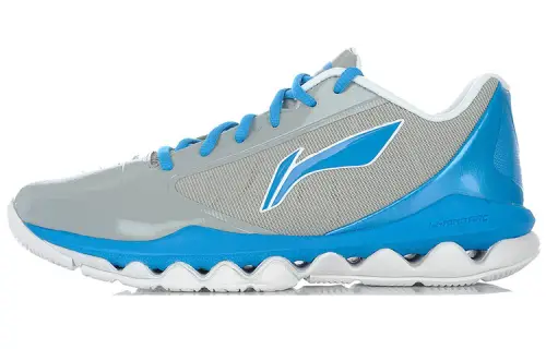 Li Ning Arc Textile, Synthetic Leather Cushioning Slip Resistant Abrasion Resistant Coverage Low top Basketball Shoes