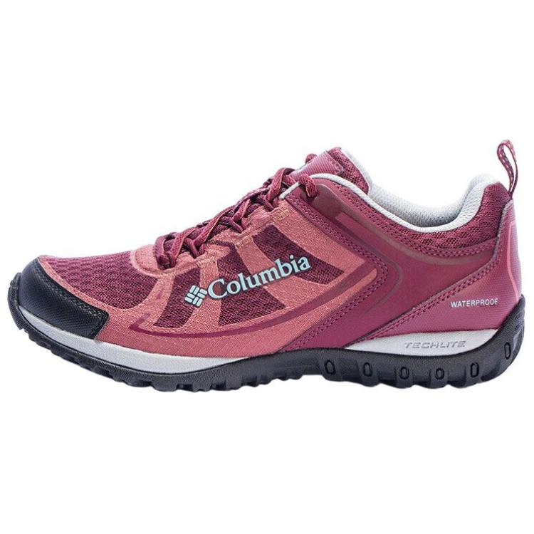 Columbia Colombian outdoor comfortable and breathable wear-resistant grip low-cut hiking shoes for women pink