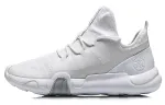 Li Ning Cushioning Slip Resistant Abrasion Resistant Breathable Coverage Support Low top Basketball Shoes Men's Ecru