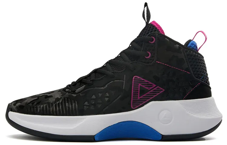 PEAK Ranger Synthetic Leather Slip Resistant Abrasion Resistant High top Performance Basketball Shoes Men's