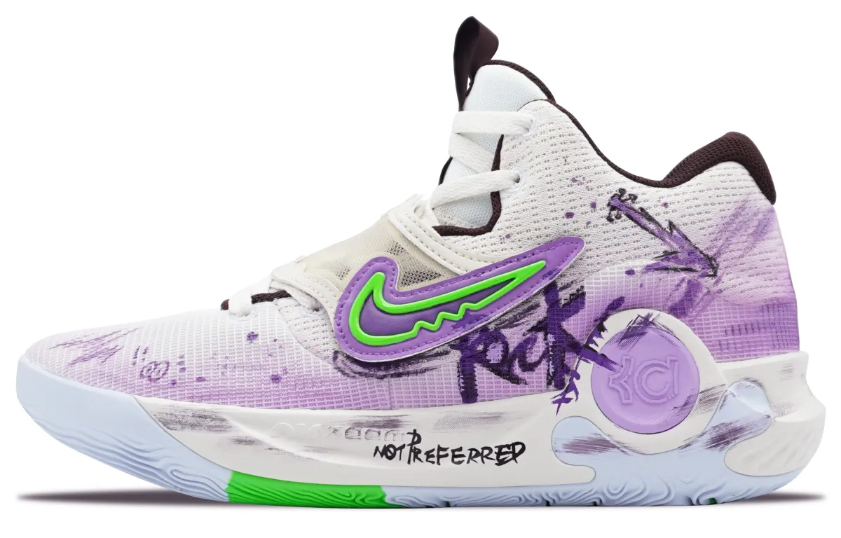 Nike KD Trey 5 X Cushioning Moisture Wicking Cushioning Moisture Wicking Low top Basketball Shoes Men's White Purple