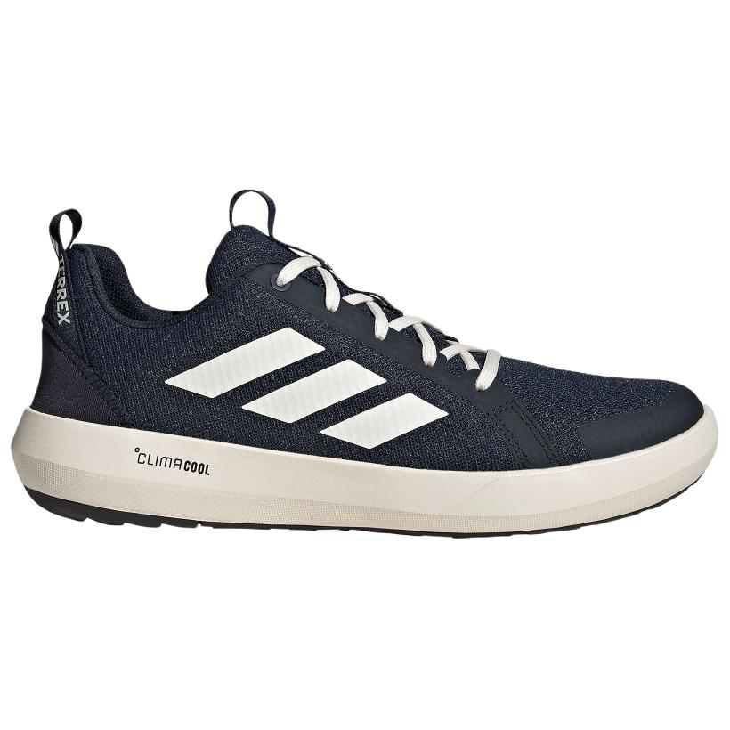 Adidas Terrex Boat Slip Resistant Breathable Grip Low top Hiking Shoes Unisex Dark Blue
