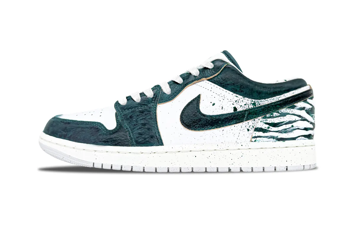 Jordan Air Jordan 1 Low top Vintage Basketball Shoes Men's Jasper