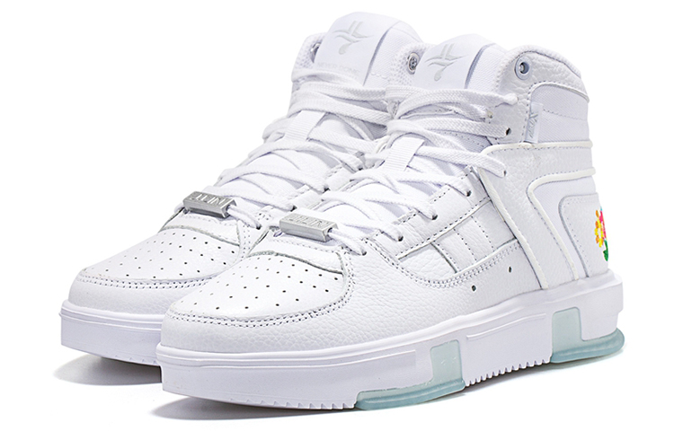 XTEP Jeremy Lin Basketball Shoes Women’s High Top White