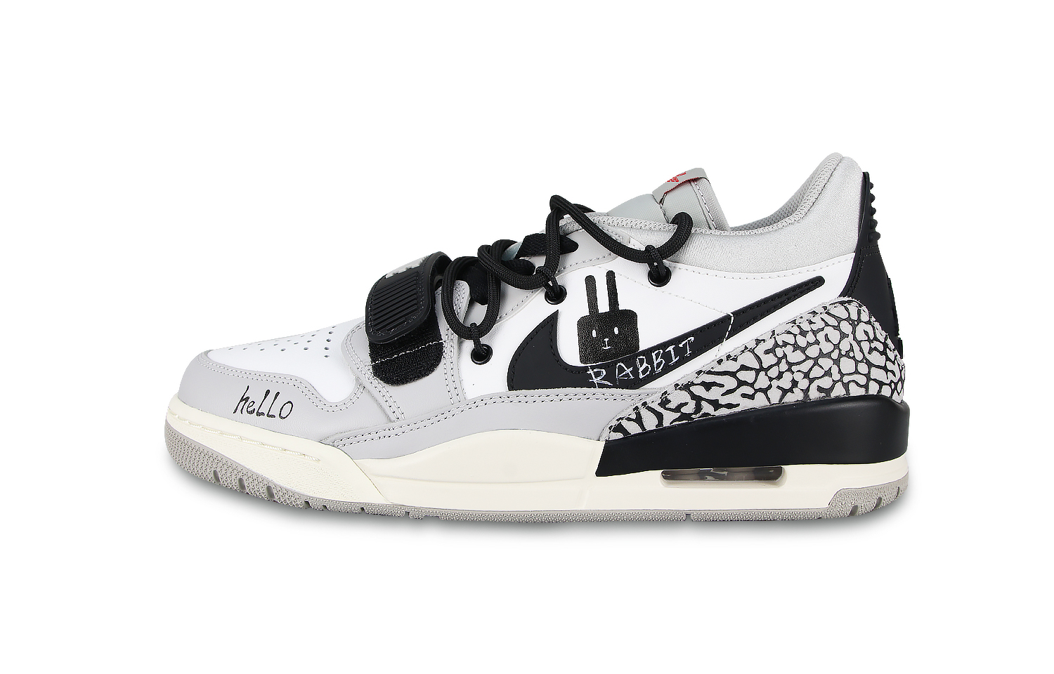 Jordan Legacy 312 Low Rabbit Story Cushioning Abrasion Resistant Cushioning, Wear Resistant Low top