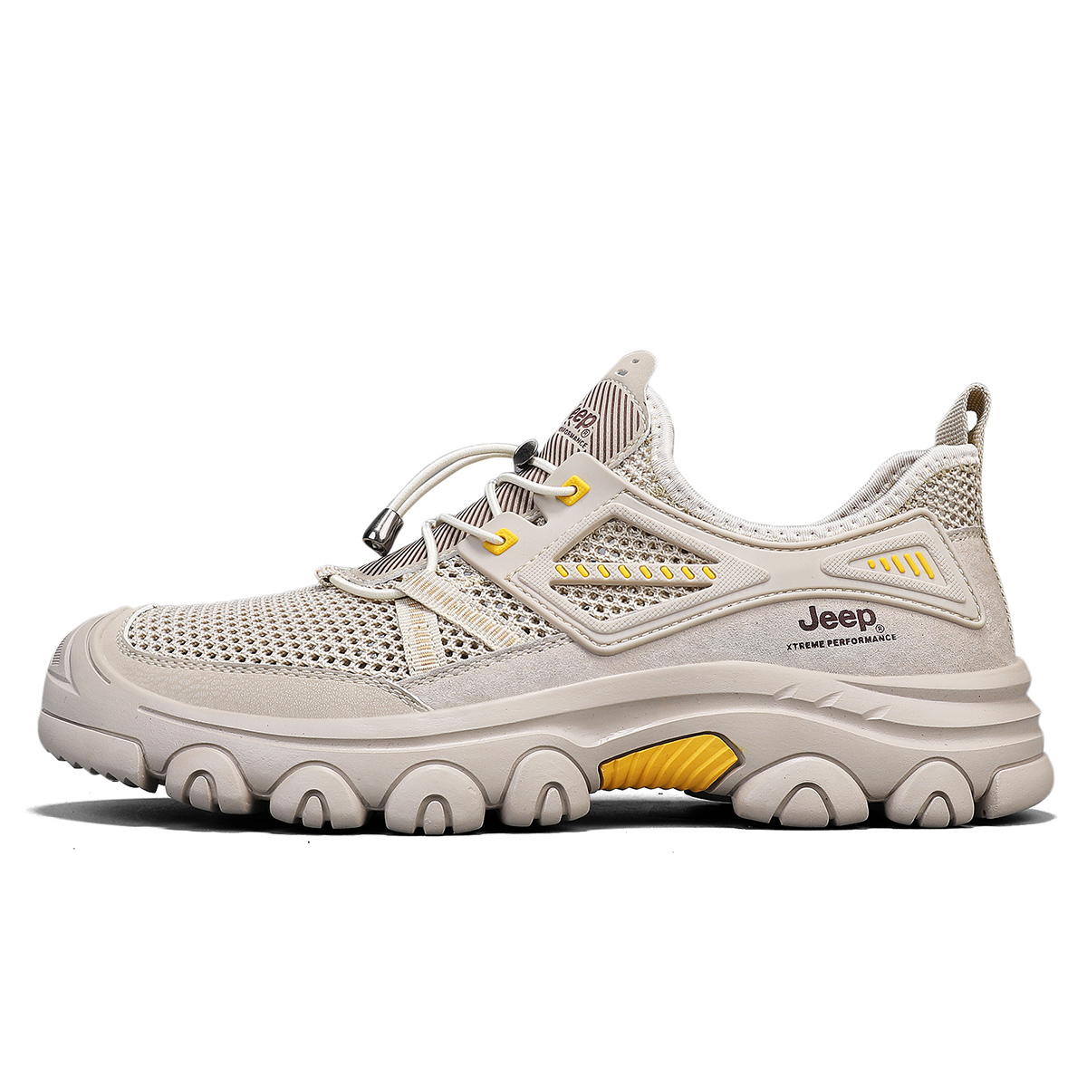 Jeep Cushioning Abrasion Resistant Breathable Coverage Low top Hiking Shoes Men’s