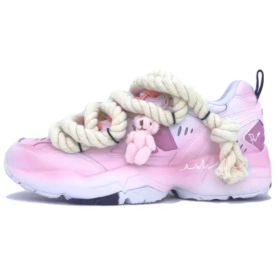 New Balance NB 608 V1 Sweet Bear Non slip Lightweight Low top Training Shoes Women's White Pink