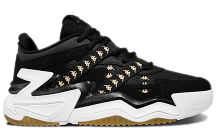 Kappa Textile, Synthetic Leather Cushioning Slip Resistant Cushioning Slip Resistant Low top Vintage Basketball Shoes