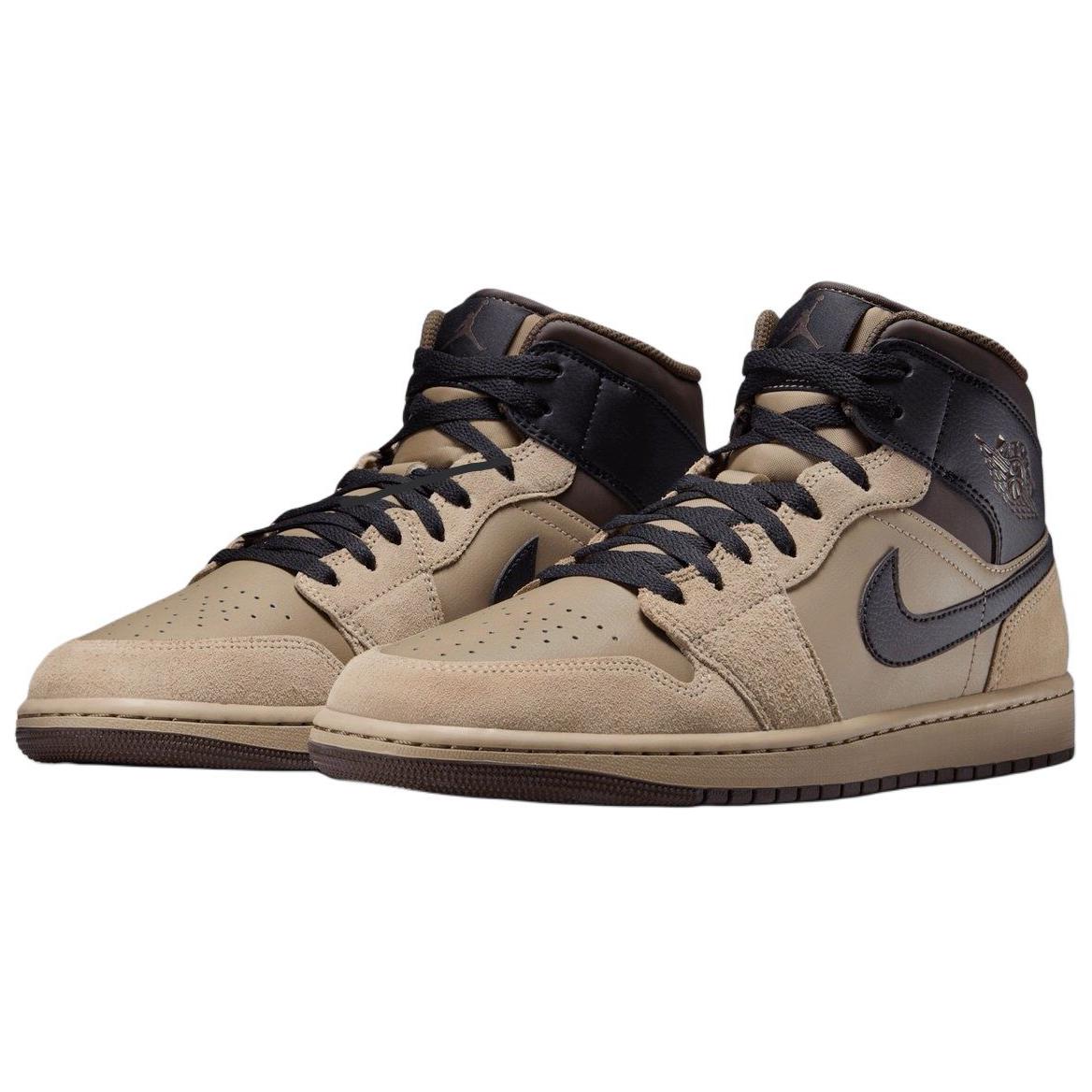 Jordan 1 Mid Khaki Baroque Brown
