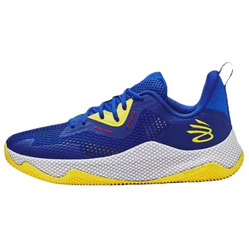 Under Armour Hovr Splash 3 Slip Resistant Abrasion Resistant Low top Basketball Shoes Men's Blue