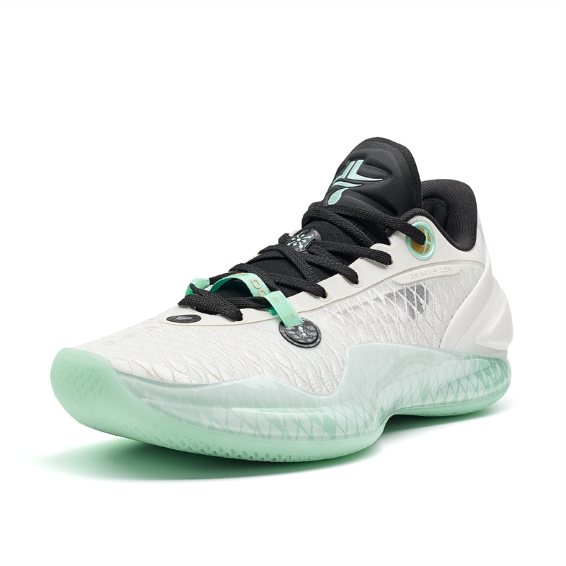 XTEP Jeremy Lin 5 Cushioning Slip Resistant Abrasion Resistant Low top Basketball Shoes Men’s Azure Dragon