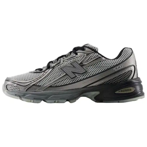 New Balance NB 740 Abrasion Resistant Low top Chunky Sneakers Unisex Silver Gray