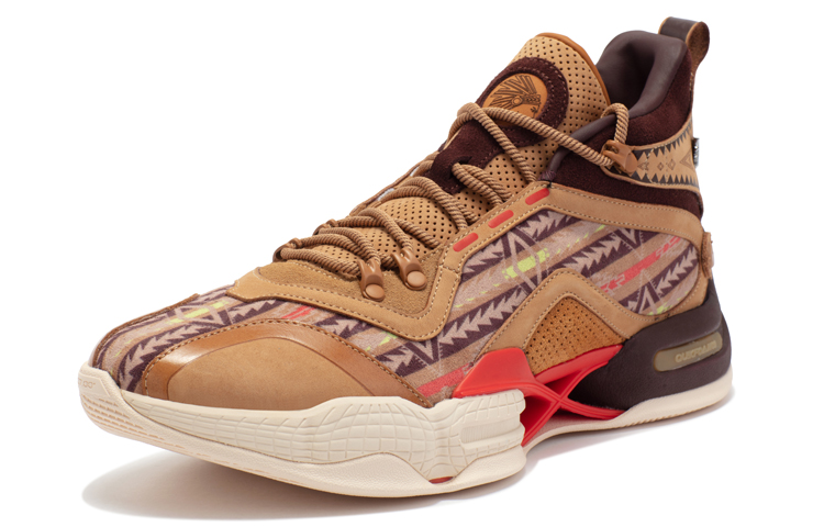 361° AG2 X Mesh, Synthetic Leather Cushioning Slip Resistant Abrasion Resistant Mid top Basketball Shoes Men’s