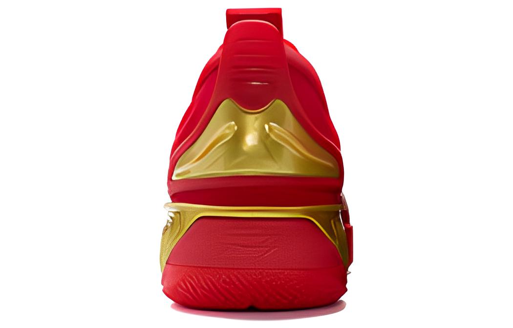 XTEP Levitation 7 Slip-Resistant Cushioning Abrasion-Resistant Low-Top Basketball Shoes Transcend Red