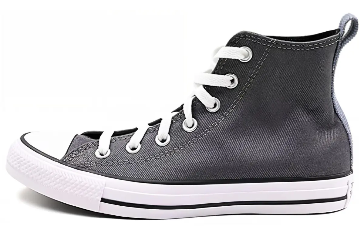 Converse Chuck Taylor All Star Abrasion Resistant Breathable High top Canvas Shoes Unisex Gray