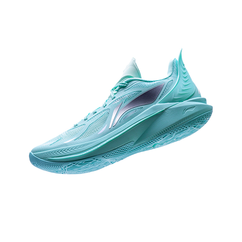 Li Ning Low Top Professional Competition Performance Basketball Shoes Men’s Island Blue