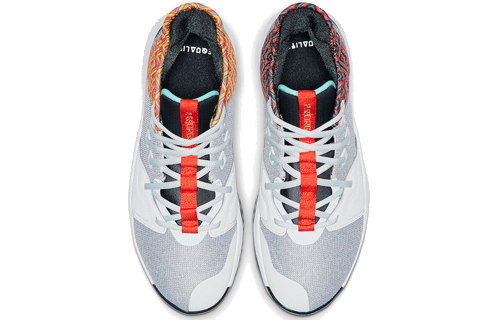 Мужские кроссовки Nike PG 3 "BHM" 3 (серый / белый / красный) — фото 4