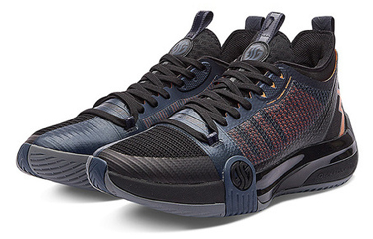 361° Chan 3 MOD Lava Cushioning Slip Resistant Abrasion Resistant Mid top Basketball Shoes Men’s Gray Black