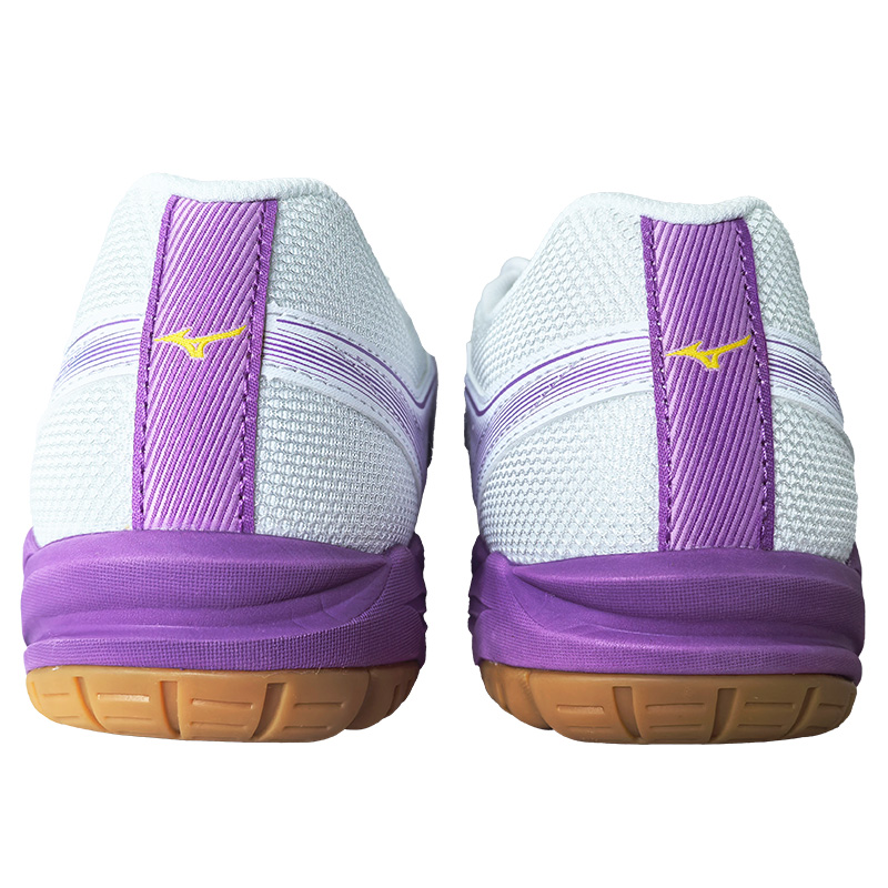 Mizuno Sky Blaster Slip Resistant Impact resistant Low top Training Shoes Unisex White/Purple
