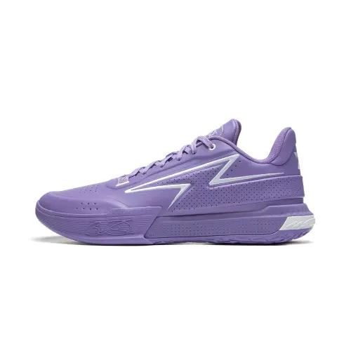 LiNing Li Ning Wade Lightning Miami Night Comfortable Non-slip Wear-Resistant Low-top Basketball Shoes Men's Purple