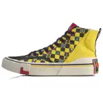 Li Ning Non slip Lightweight High top Canvas Shoes Men's Pink Butterfly Yellow