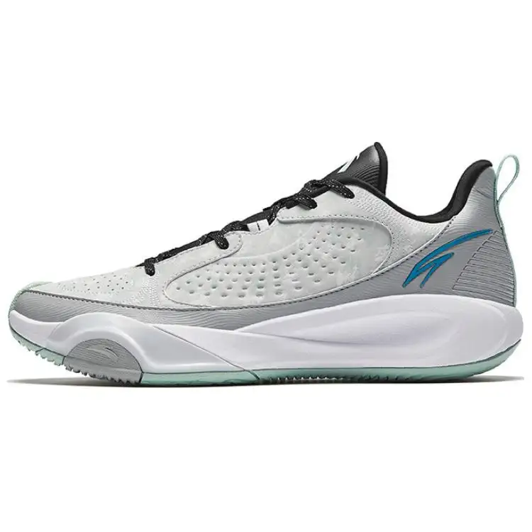 Anta Wind Tunnel 4 Cushioning, Wear Resistant Low top Basketball Shoes Men's Gray