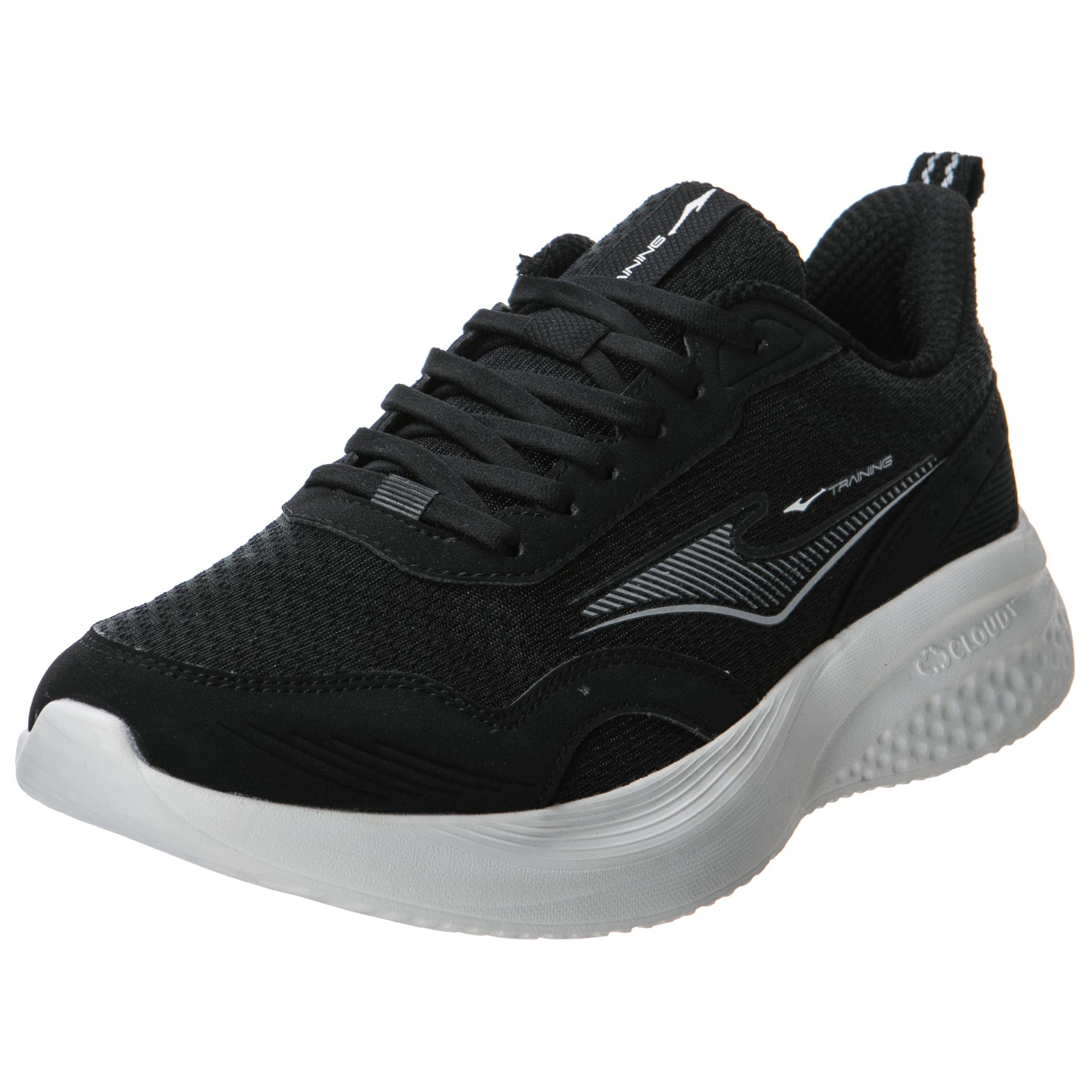 Erke Cushioning Abrasion Resistant Low top Training Shoes Men’s Black Silver