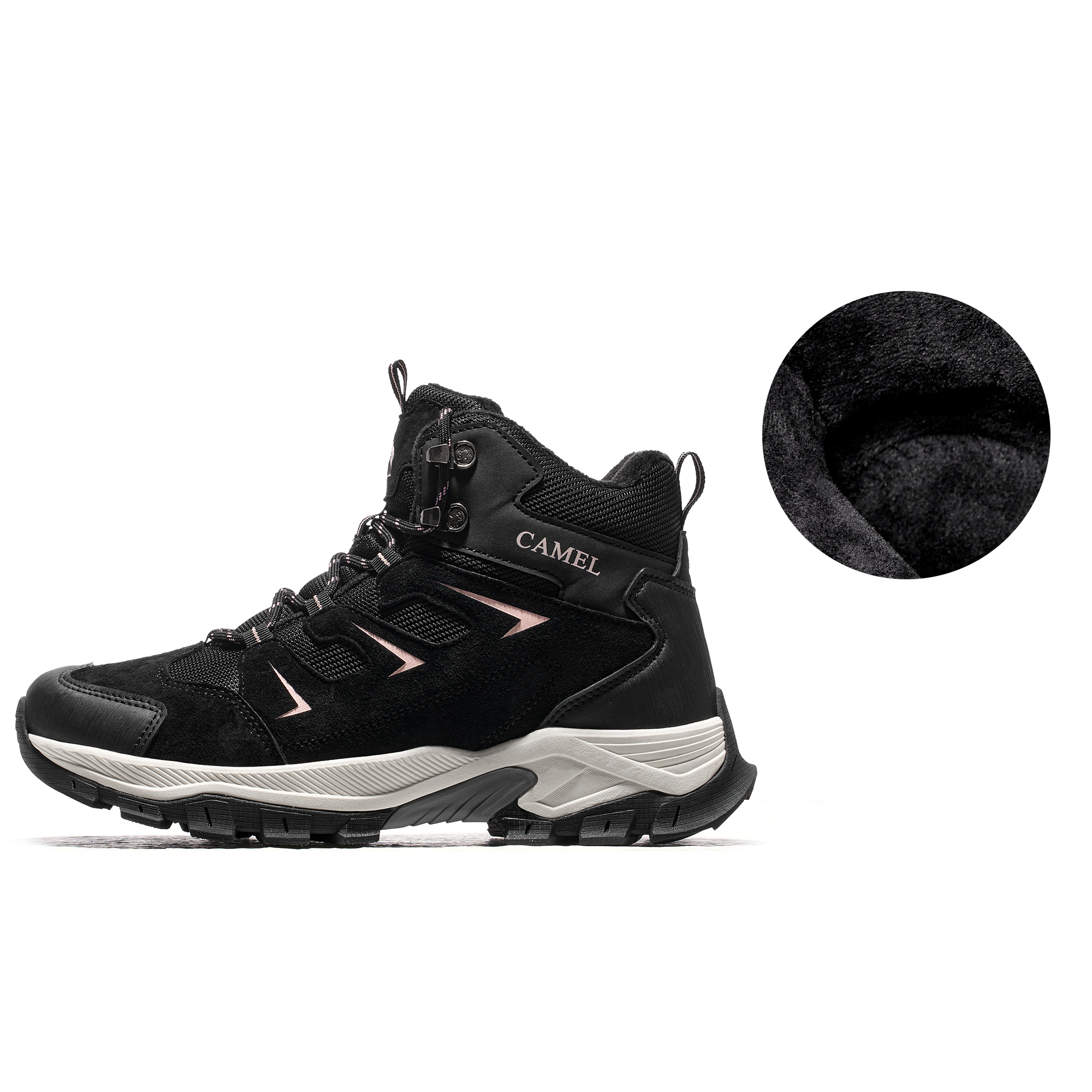 CAMEL Slip Resistant Abrasion Resistant High top Mountaineering Shoes Women’s