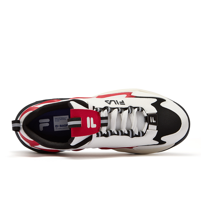 FILA FUSION SHOCK Electric Glow Shoes Basketball Shoes Men’s White Red