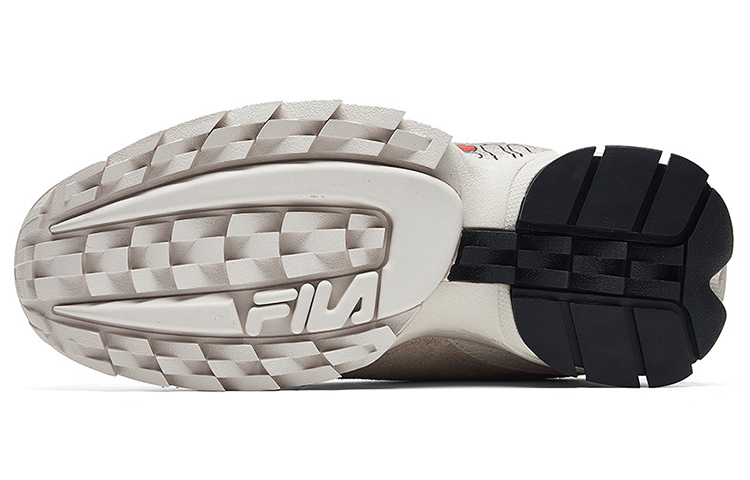 Женские кроссовки Fila Fusion Disruptor 2 (бело-серебристые) — фото 5