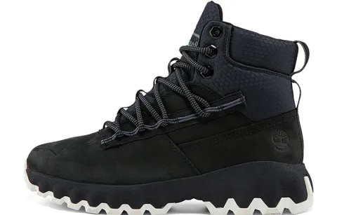 Timberland Comfortable Cushioning Abrasion Resistant High top Outdoor Shoes Women's Black