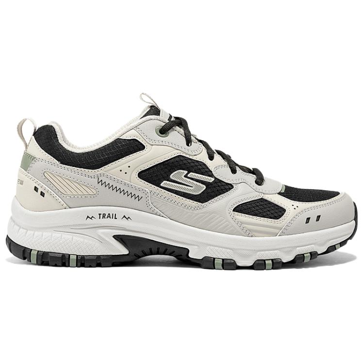 Skechers OUTDOOR MENS Rebound Low top Mountaineering Hiking Shoes Men’s Beige Gray Black