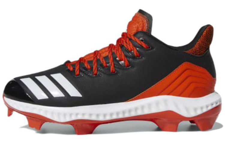 Adidas Icon Bounce Comfortable Abrasion Resistant Low top Training Shoes Men's Black Red