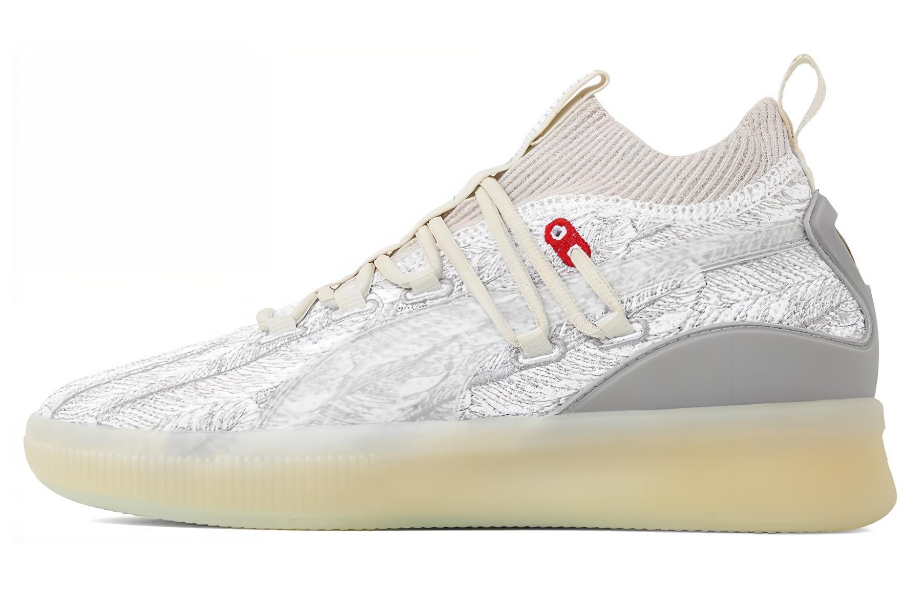 Мужские кроссовки PUMA Clyde Court Disrupt Peace On Earth (белые)