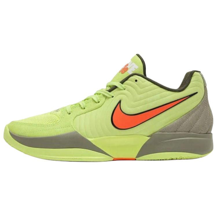 Nike Ja 2 Morant II Twelve Time Comfortable Versatile Low-top Basketball Shoes Men's Yellow Green