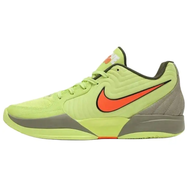 Nike Ja 2 Morant II Twelve Time Comfortable Versatile Low-top Basketball Shoes Men's Yellow Green