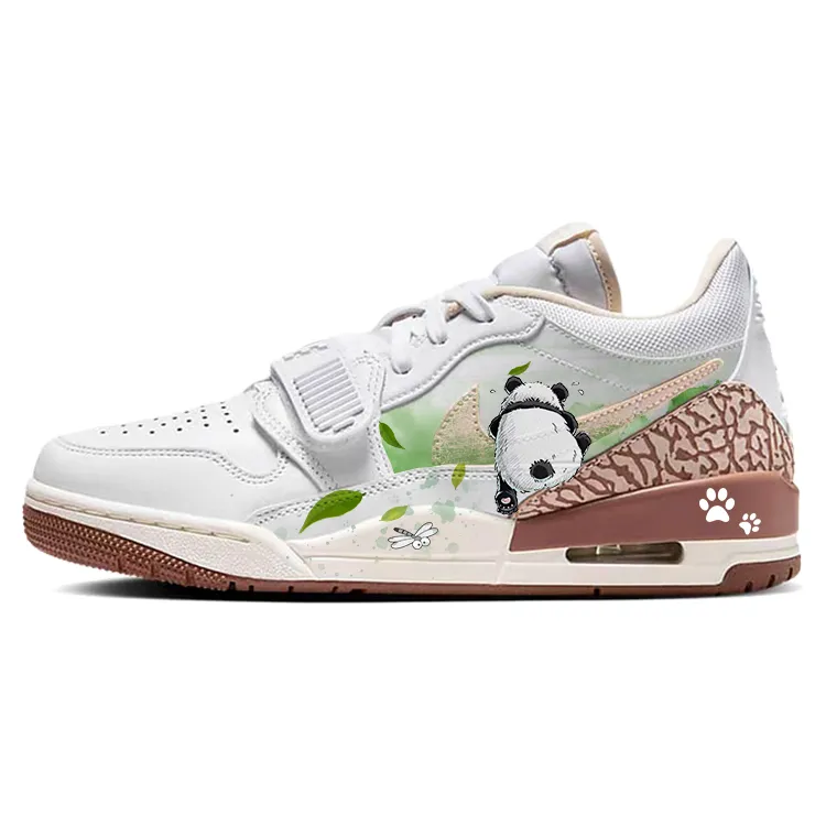 Jordan Legacy 312 Vintage Basketball Shoes Women's Low Top Pink/White