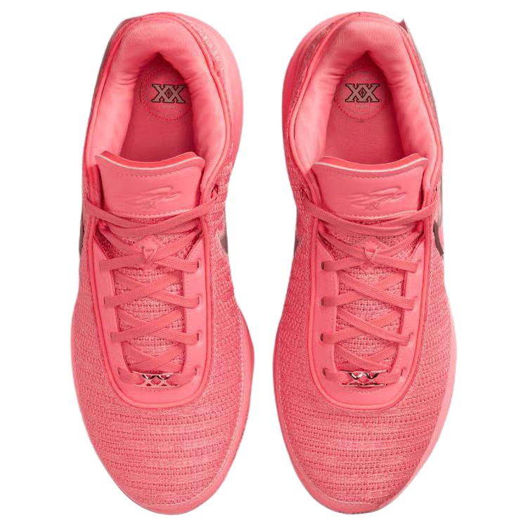 Nike LeBron 20 Abrasion Resistant Abrasion Resistant Basketball Shoes Unisex Pink