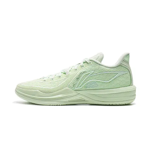 Li Ning Assassin's Creed 2 Cushioning Slip Resistant Breathable Low top Basketball Shoes Men's Green