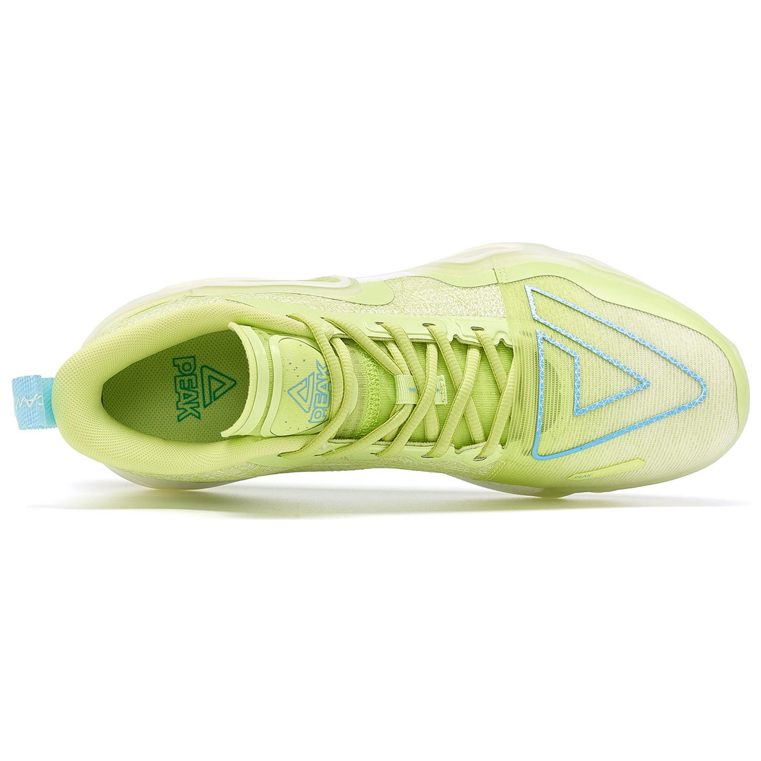 PEAK Surfing The Big Triangle 2.0 Fabric Slip Resistant Abrasion Resistant Low top Basketball Shoes Men’s Fruit Green