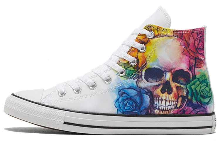 Converse Chuck Taylor All Star High Top Skull And Roses 'White'