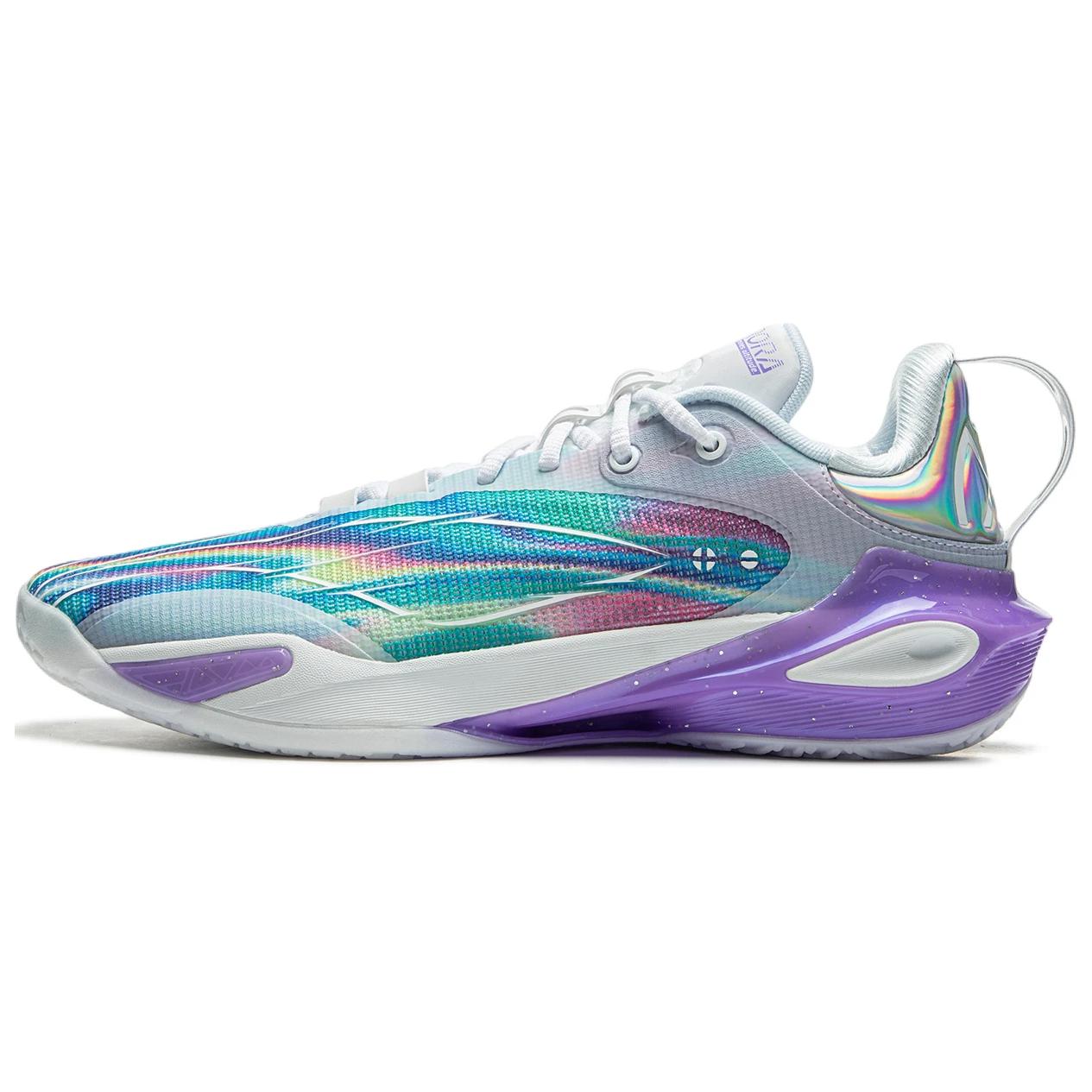 Li Ning Speed 11 Low top Basketball Shoes Men’s Blue Purple