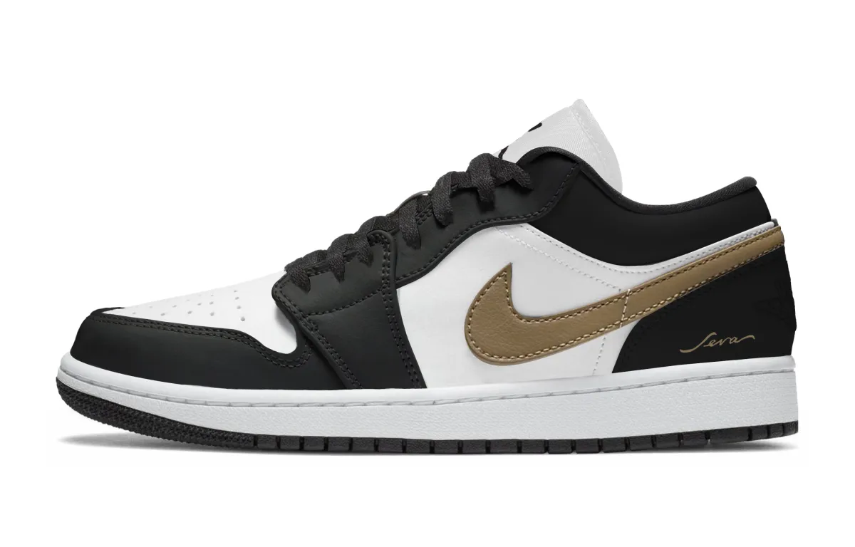 Jordan Air Jordan 1 Abrasion Resistant Breathable Abrasion Resistant Breathable Low top Vintage Basketball Shoes Unisex
