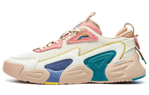 FILA Vorte Vortex Textile, Synthetic Leather Low top Vintage Basketball Shoes Women's Milk Tea