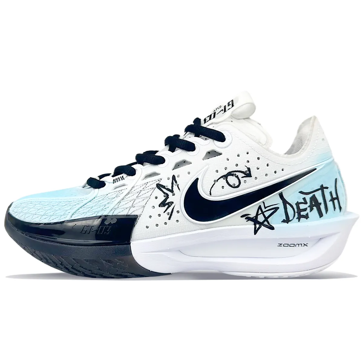Nike G.T. Cut 3 Cushioning Abrasion Resistant Cushioning, Wear Resistant Low top Basketball Shoes Unisex Blue White