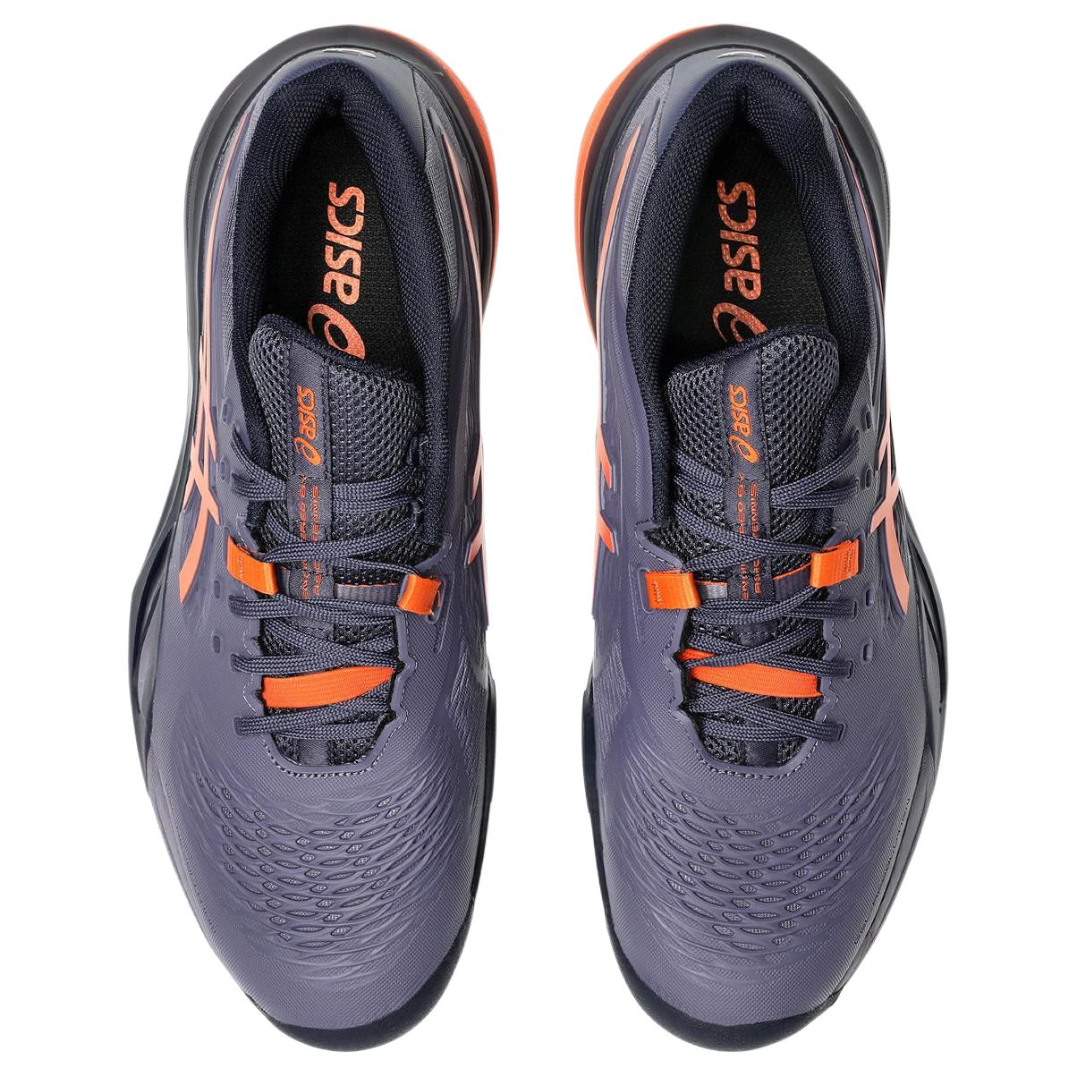 ASICS Gel Resolution X Greyish Purple Nova Orange