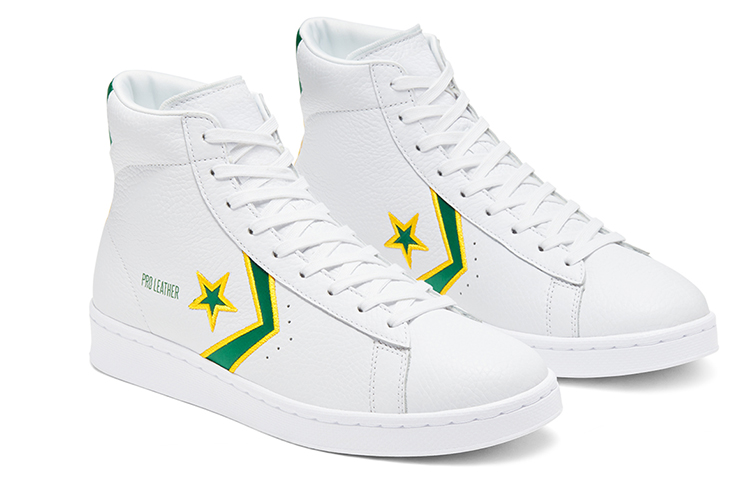 Кеды Converse Cons Pro Leather Breaking Down Barriers Celtics (бело-зеленые) — фото 3